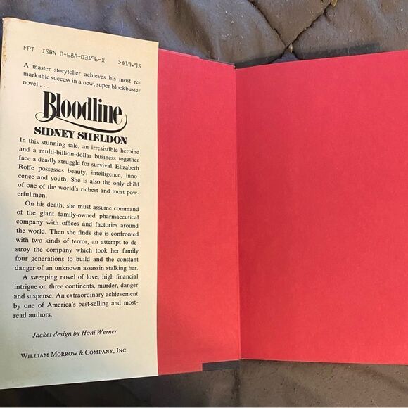 Hardback Sidney Sheldon bloodline book - Picture 5 of 5